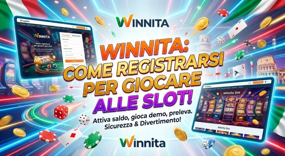 Come registrarsi su Winnita per giocare alle slot